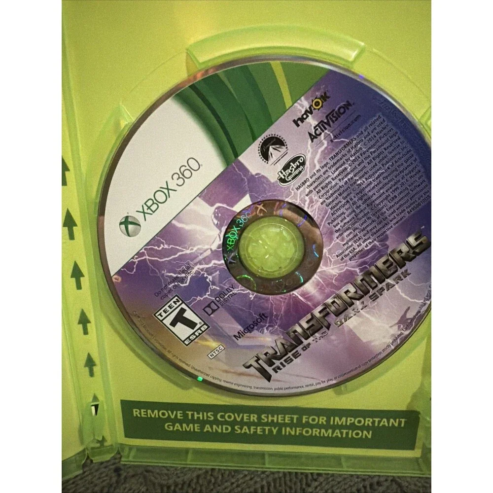 Transformers: Rise of the Dark Spark (Microsoft Xbox 360, 2014)